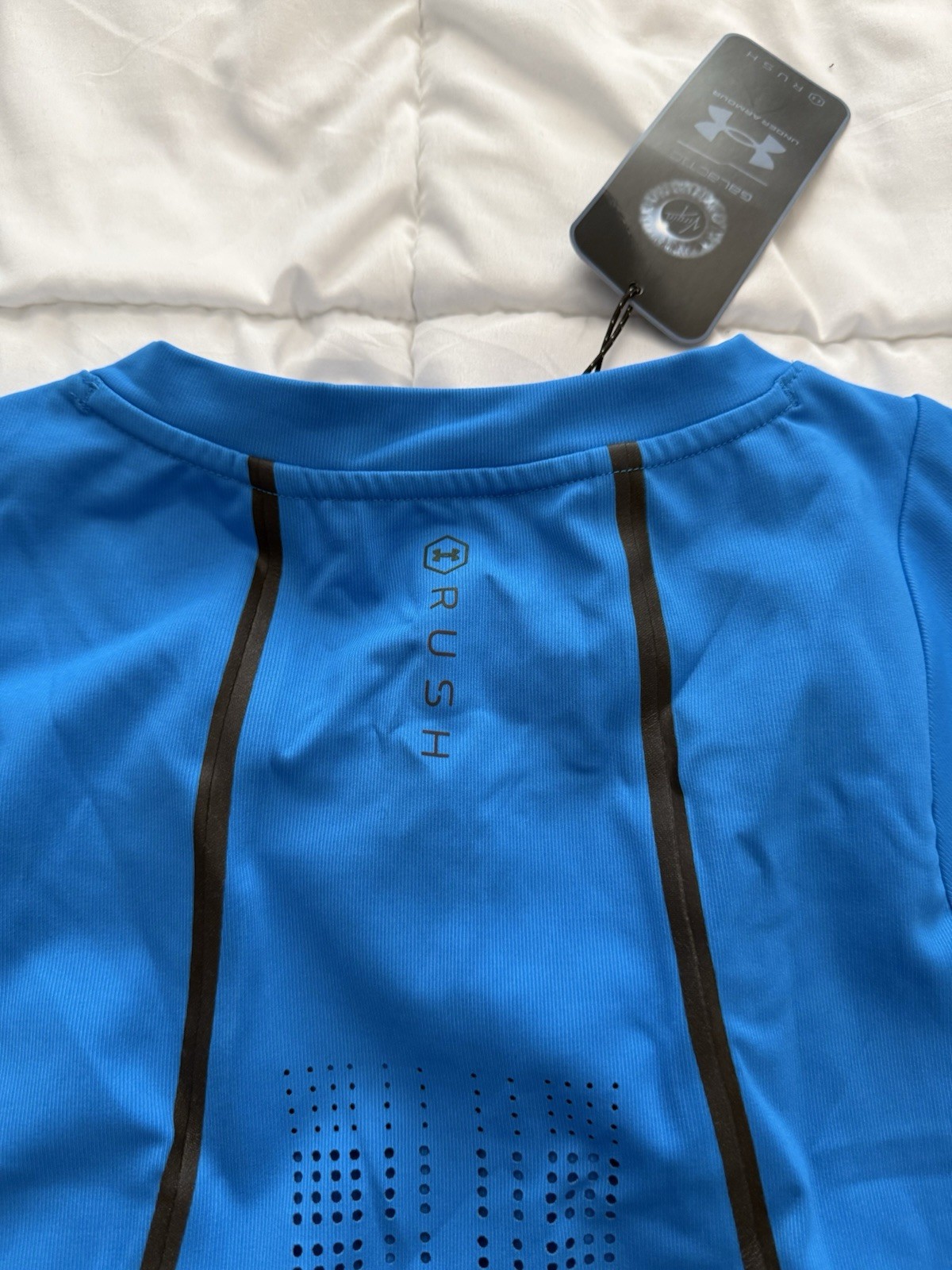 Under Armour Virgin Galactic RUSH Training Shirt Women’s Size XLarge 1359710 B3