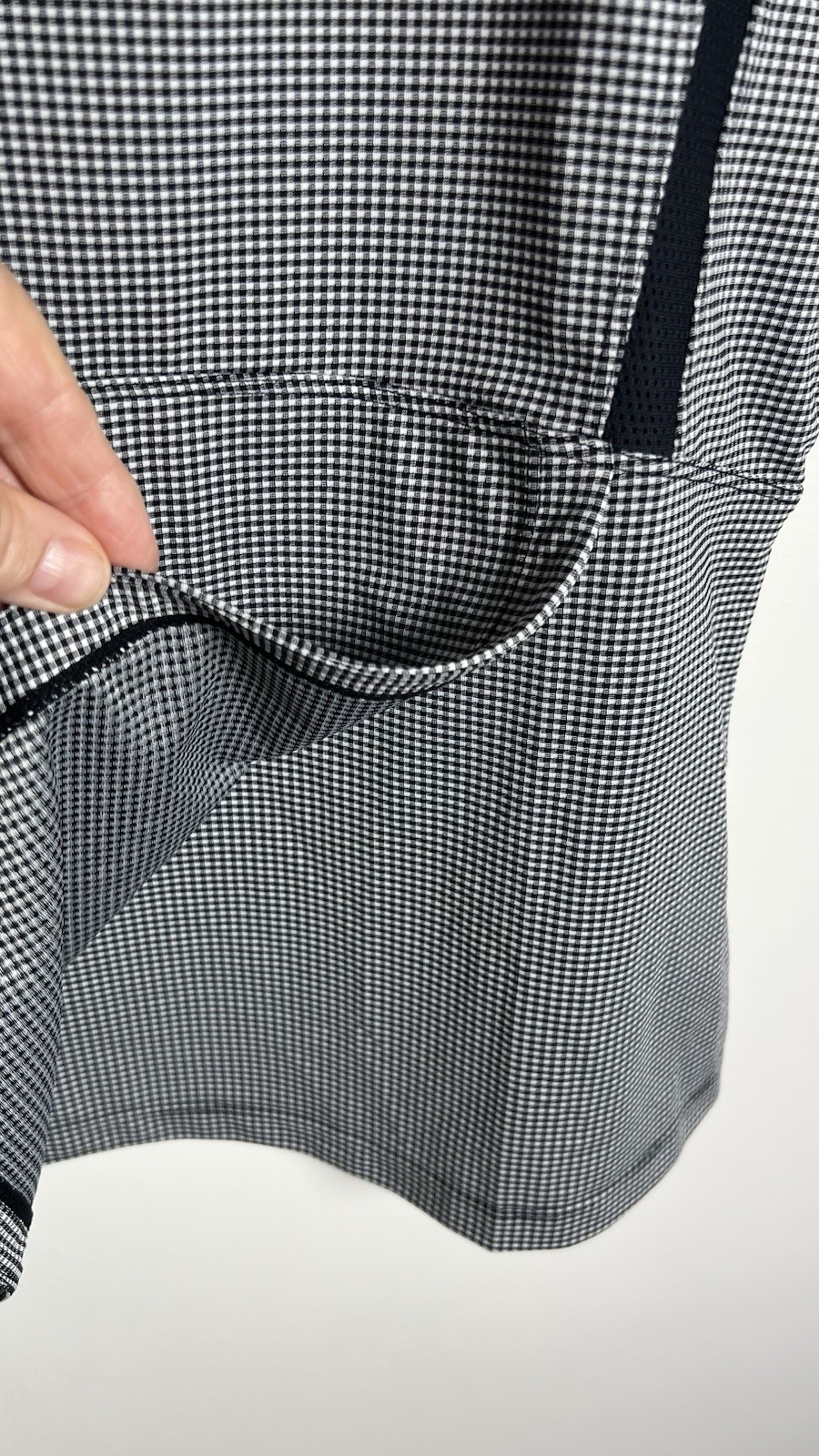 Tail Womens Medium Madelyn Mini Gingham Tennis Golf Pickleball Athletic Tank