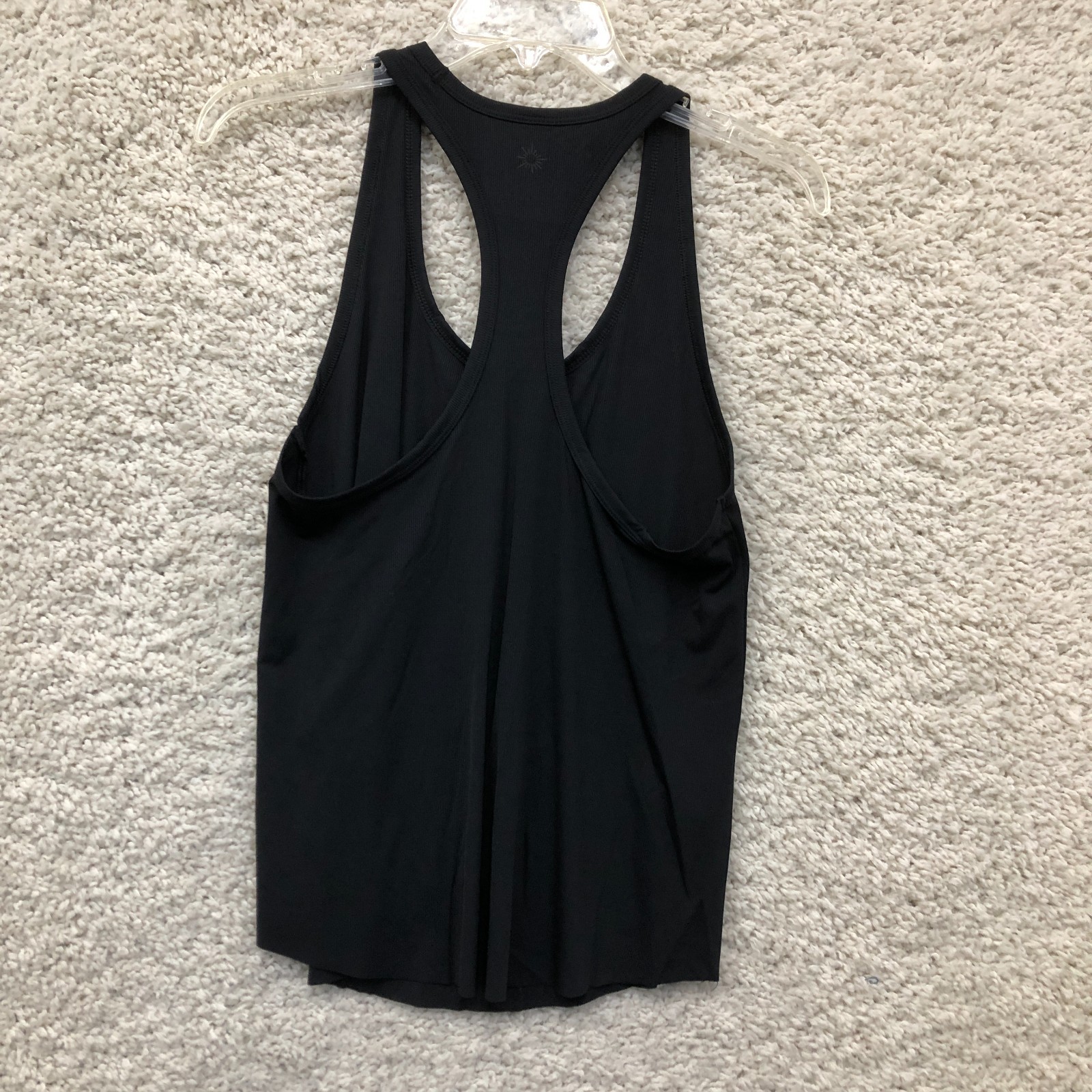 Offline Aerie Tank Top Shirt Medium Adult Black Move It Rib Racerback Womens M