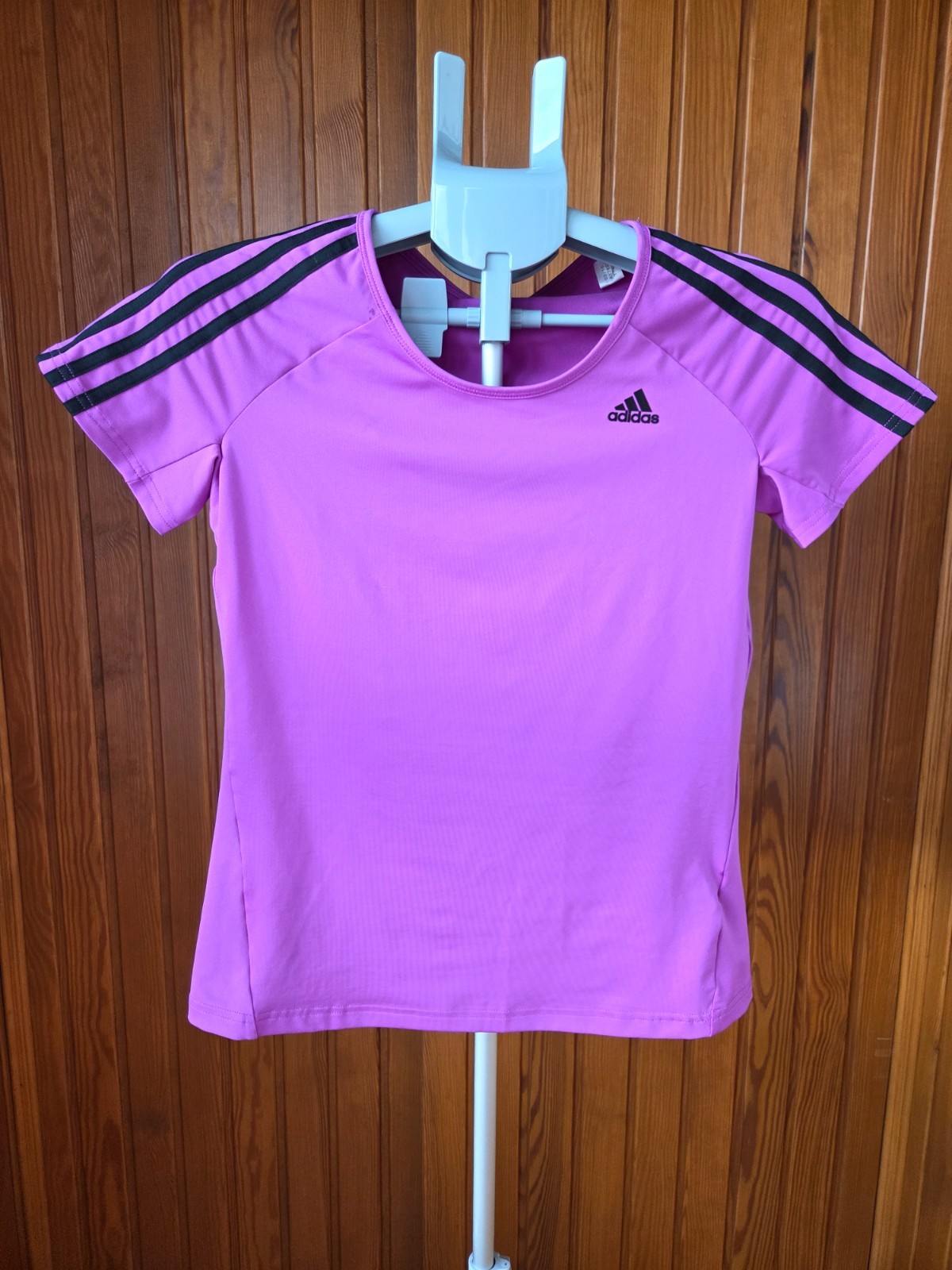 Adidas Climalite Women’s Purple Short Sleeve Athletic Running Training T-Shirt S
