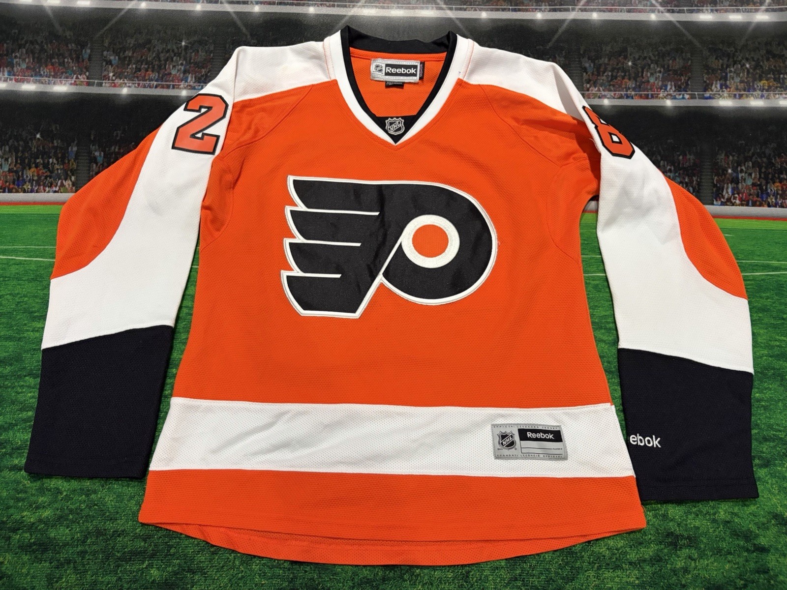 Philadelphia Flyers Claude Giroux #28 NHL Hockey Jersey Women’s Medium Used