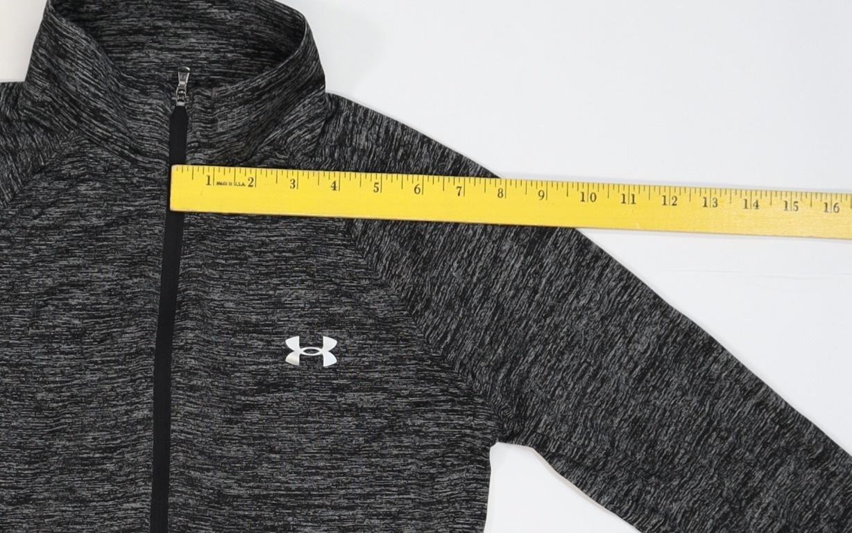 Under Armour Pullover Womens Small Gray 1/4 Zip HeatGear Tech Twist Top Athletic