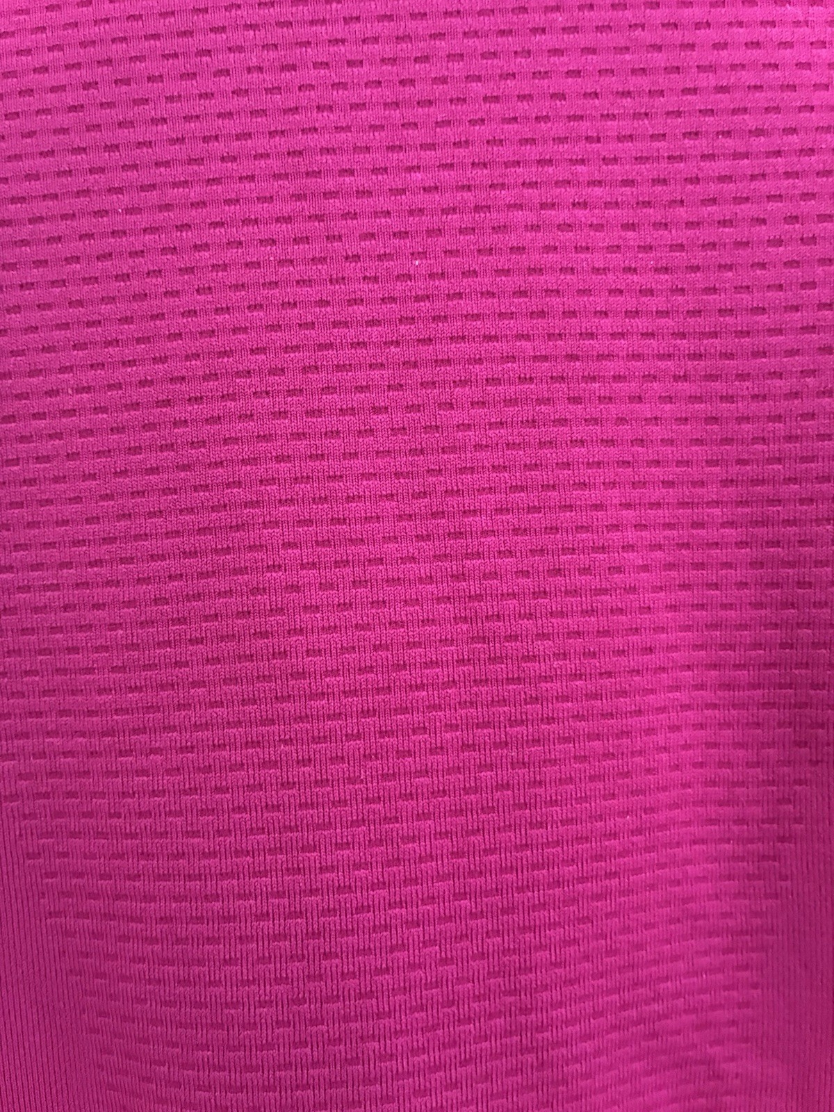 C9 Champion Womens Solid Magenta Soft Stretchy Nylon V-Neck Short Sleeve Shirt M