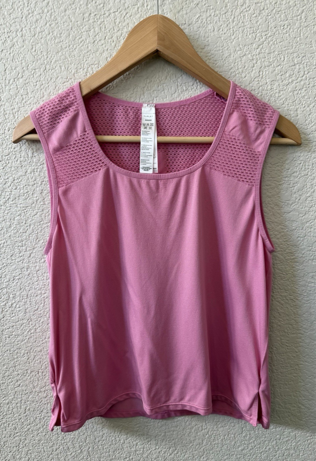 Varley Nova Seamless Crop Tank XXS/XS Pink 100% Nylon