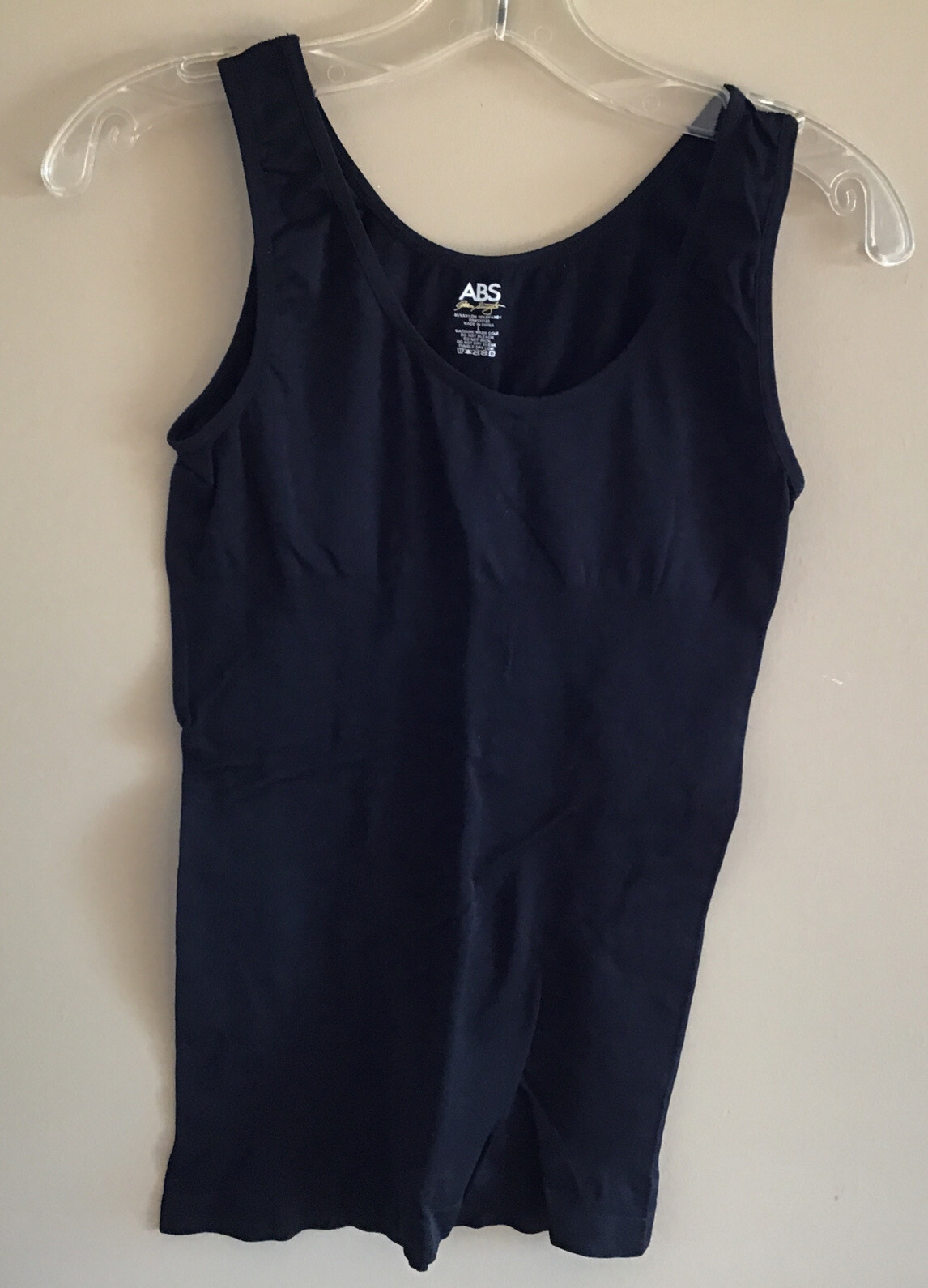 Womens ABS Shapewear Slimming Black Tank Top NWOT Size L