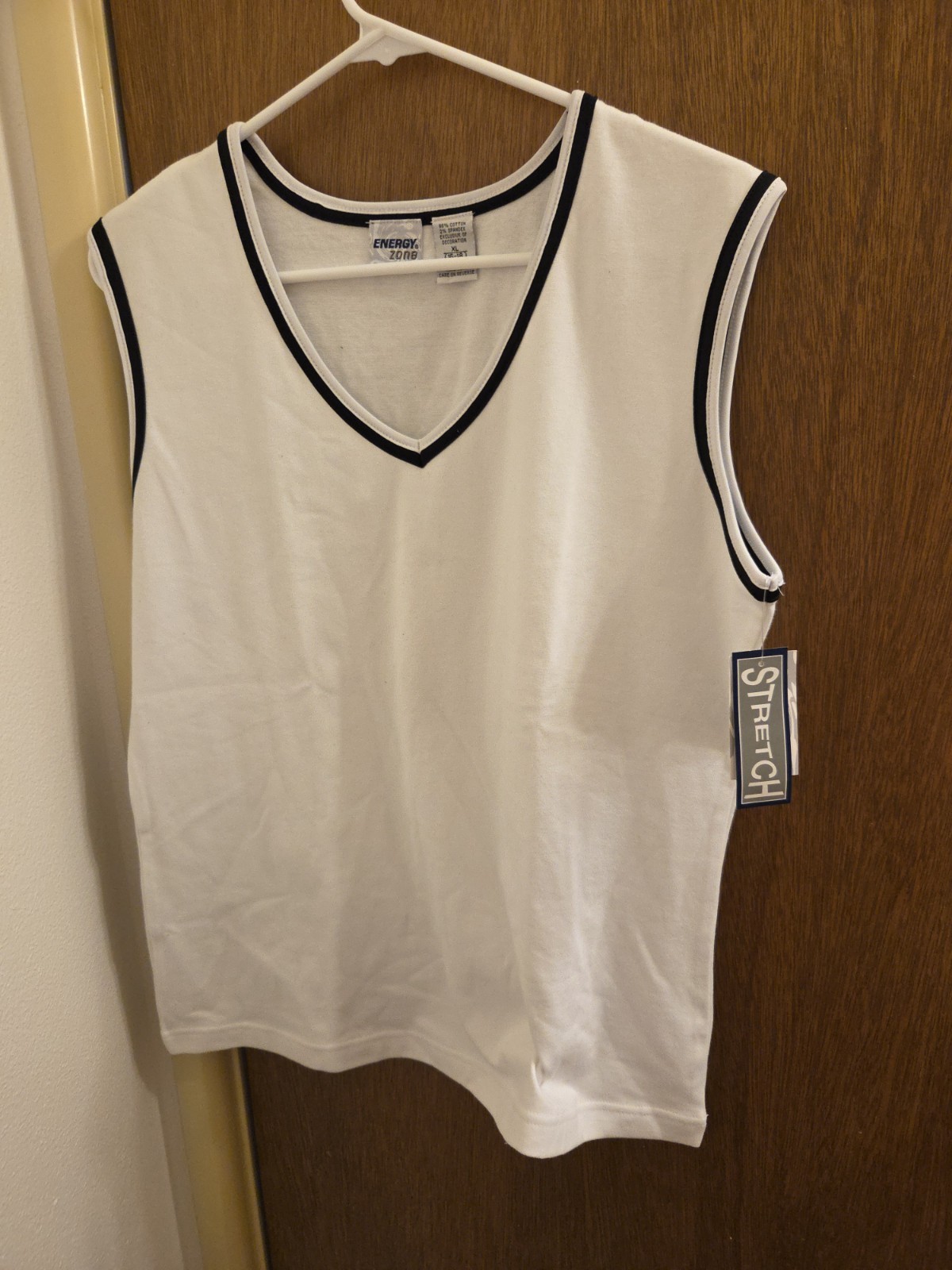 Energy Zone Womens Xlarge Xl 16 18 Tank Top Nwt Shelf Wear Preppy Tennis
