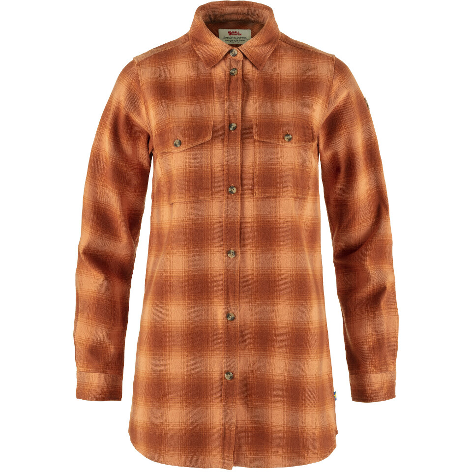 Fjallraven Outdoor Clothing Ovik Twill Flannel Shirt Womens SM NEW Free Shipping