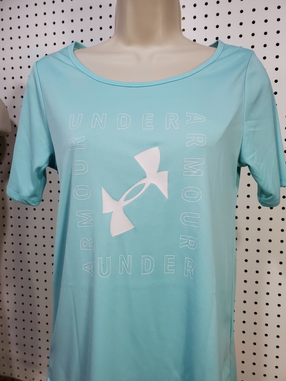 Womens Under Armour Shirt Top NEW Loose Fit Heat Gear Size XS Seafoam UPF 40