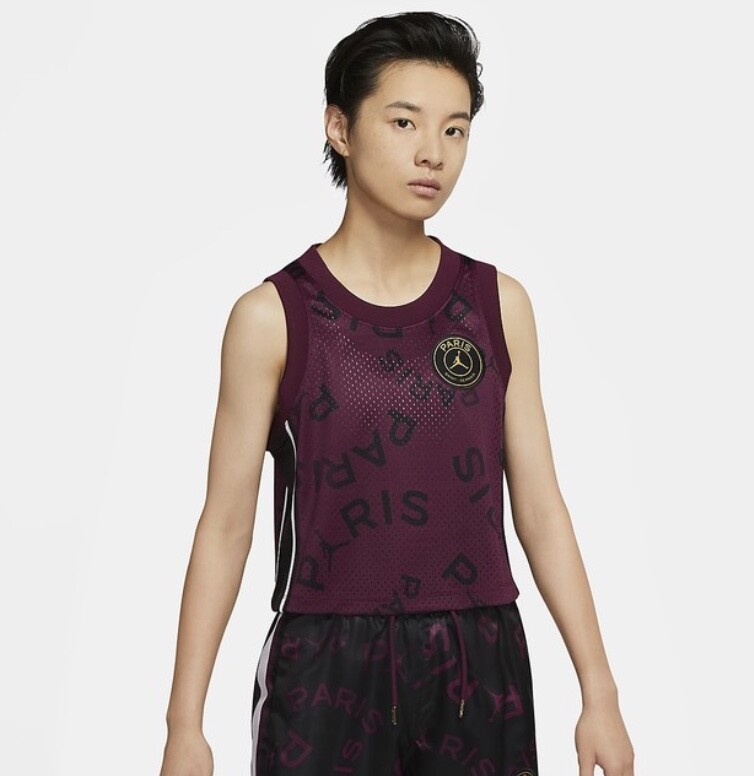 Women’s Nike Air Jordan Paris Saint Germain Tank Shirt CU5707-610 Sz MEDIUM $70