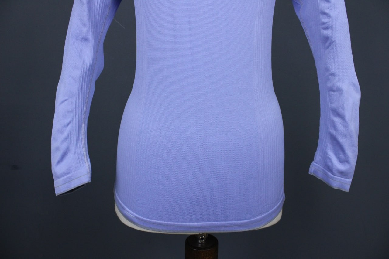 Under Armour Seamless Purple Solid 1/4 Zip Long Sleeve Pullover Top Shirt Sz S/M