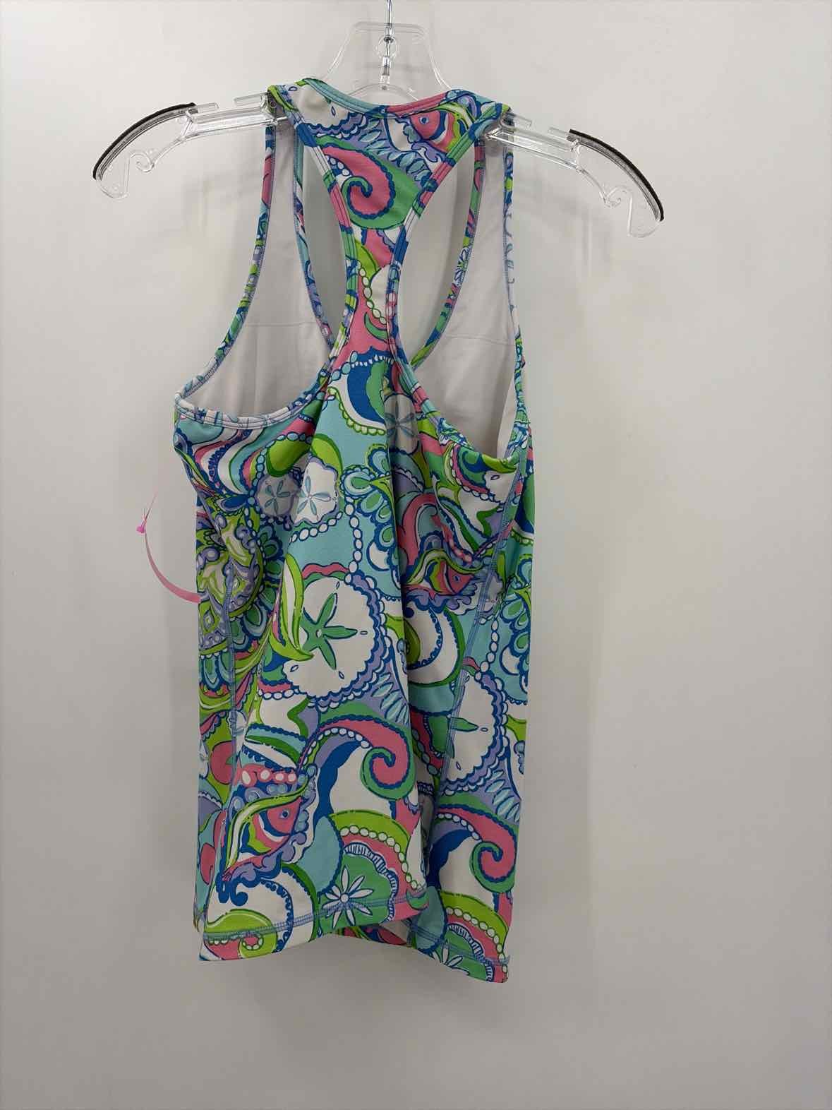Lilly Pulitzer Luxletic Blue Size Medium Athletic Tank