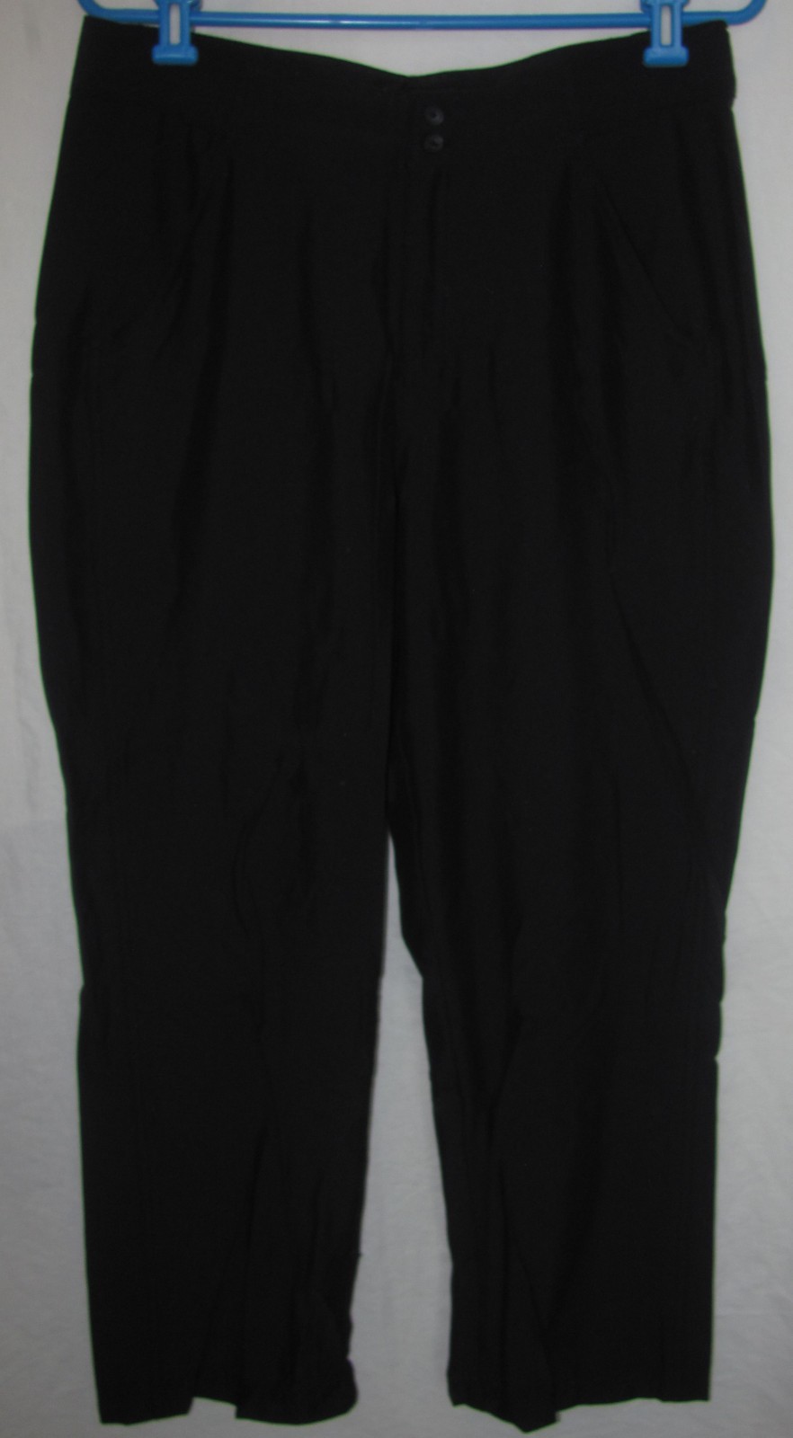 Ladies ROYAL ROBBINS Black Pants Size 10 Lightweight Convertible Roll Up Short