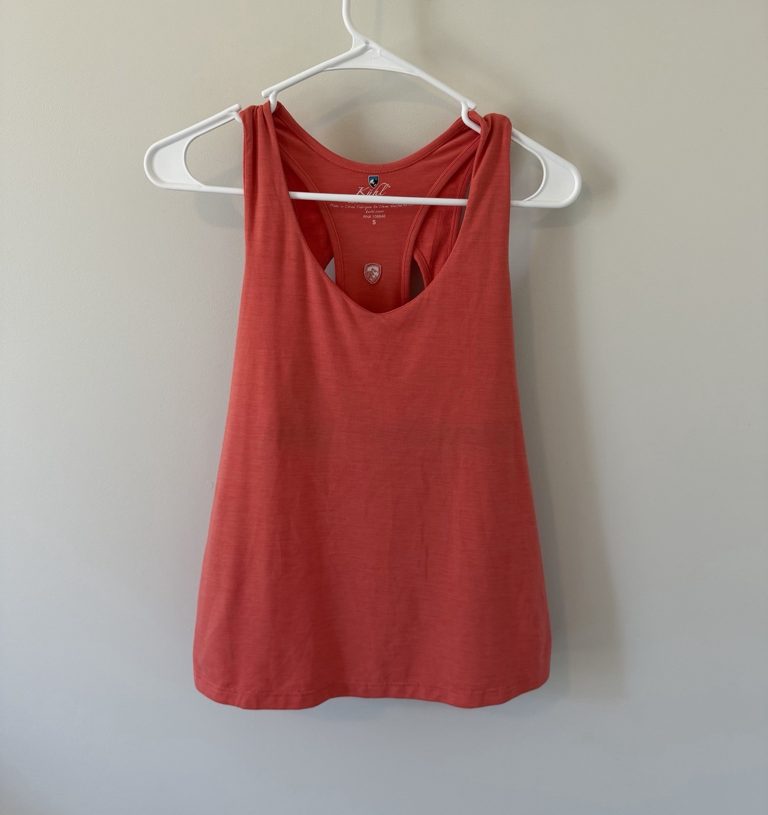 Kuhl Inspira Racerback Tank Top Coral Pink Women’s Size Small Hiking Outdoor