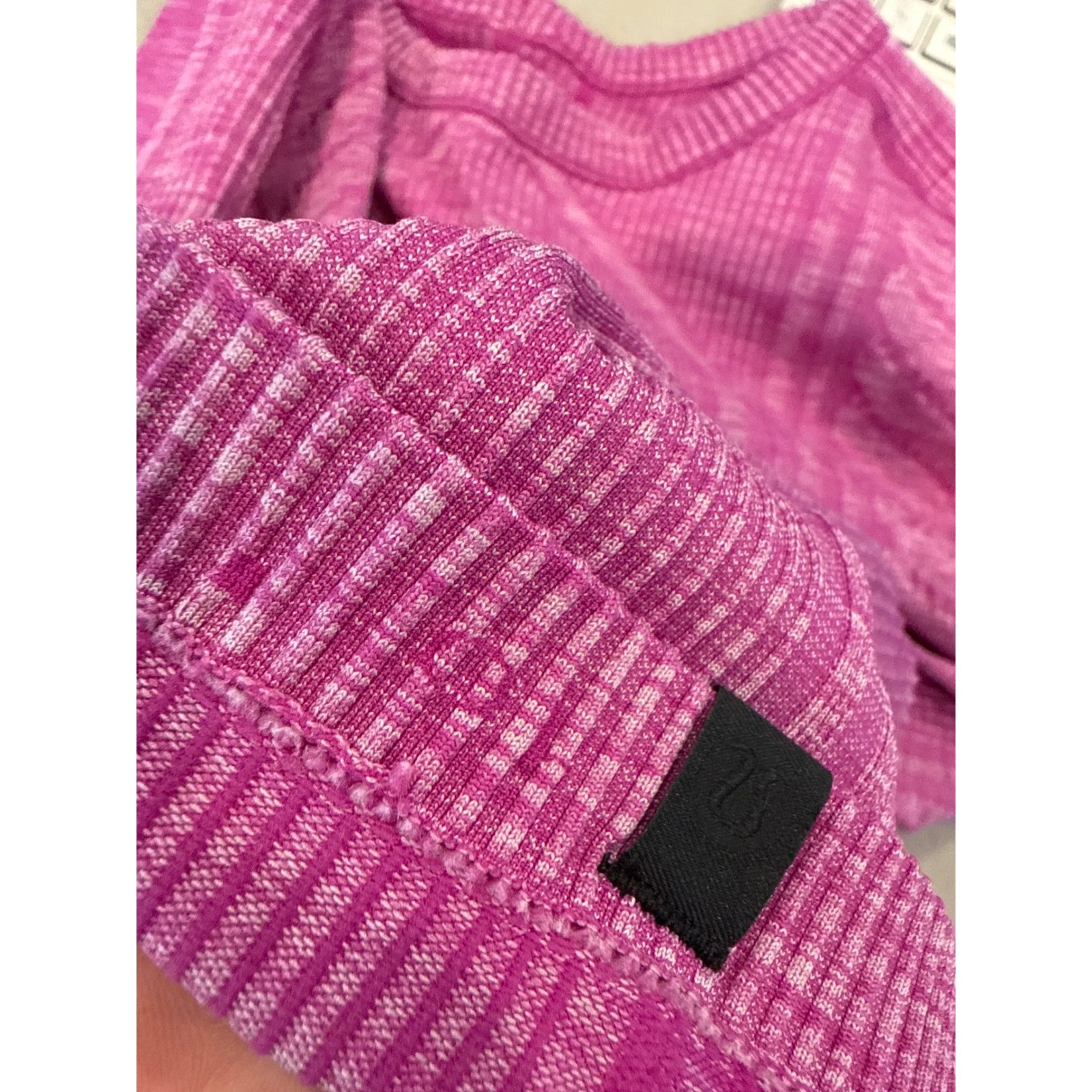 Lululemon Rest Less Pullover Heathered Ultra Violet Purple Long Sleeve Size 10