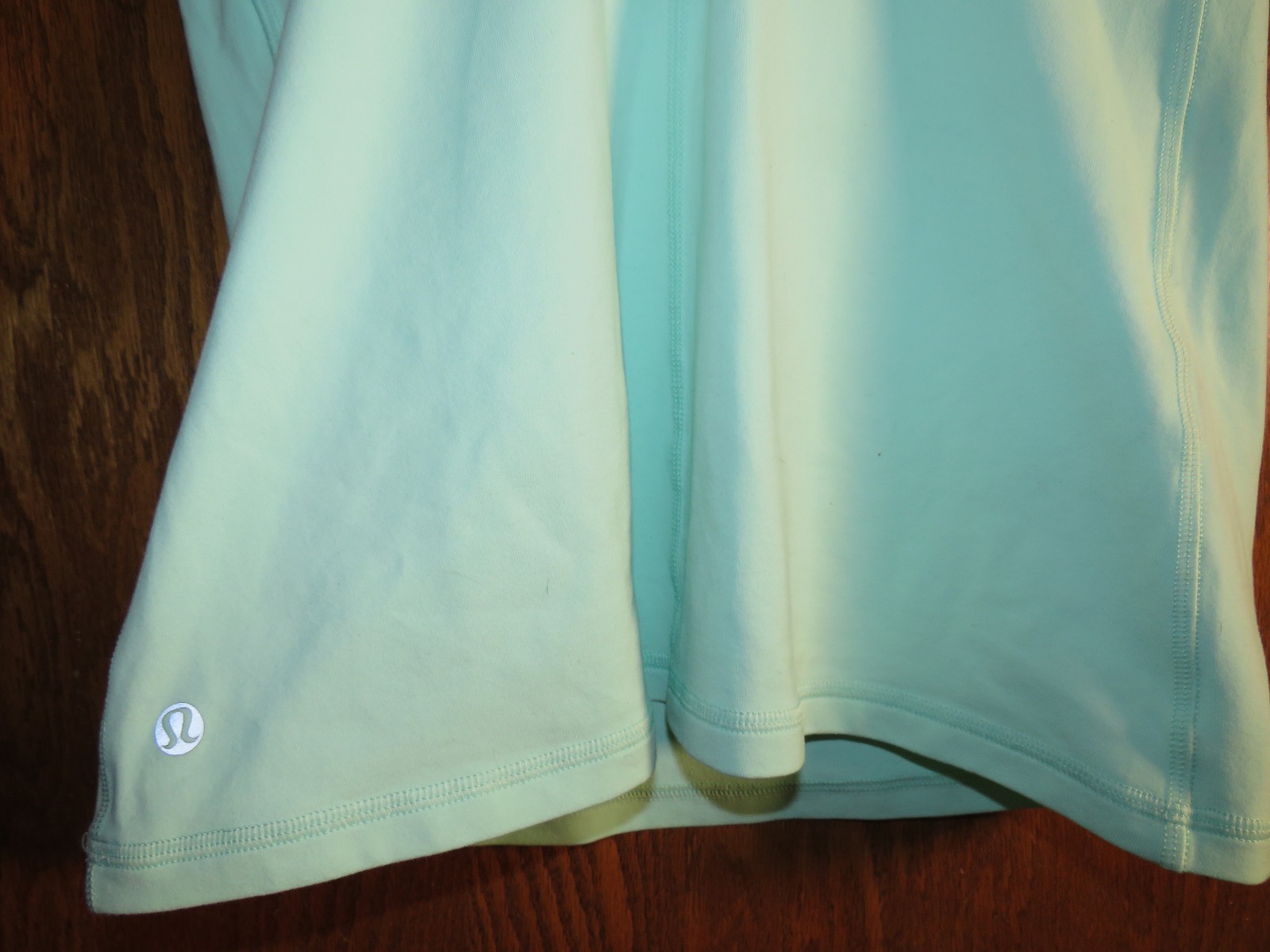 Lululemon 8 Inspiration Tank Toothpaste Aqua Heathered Slate Gray EUC! HTF!