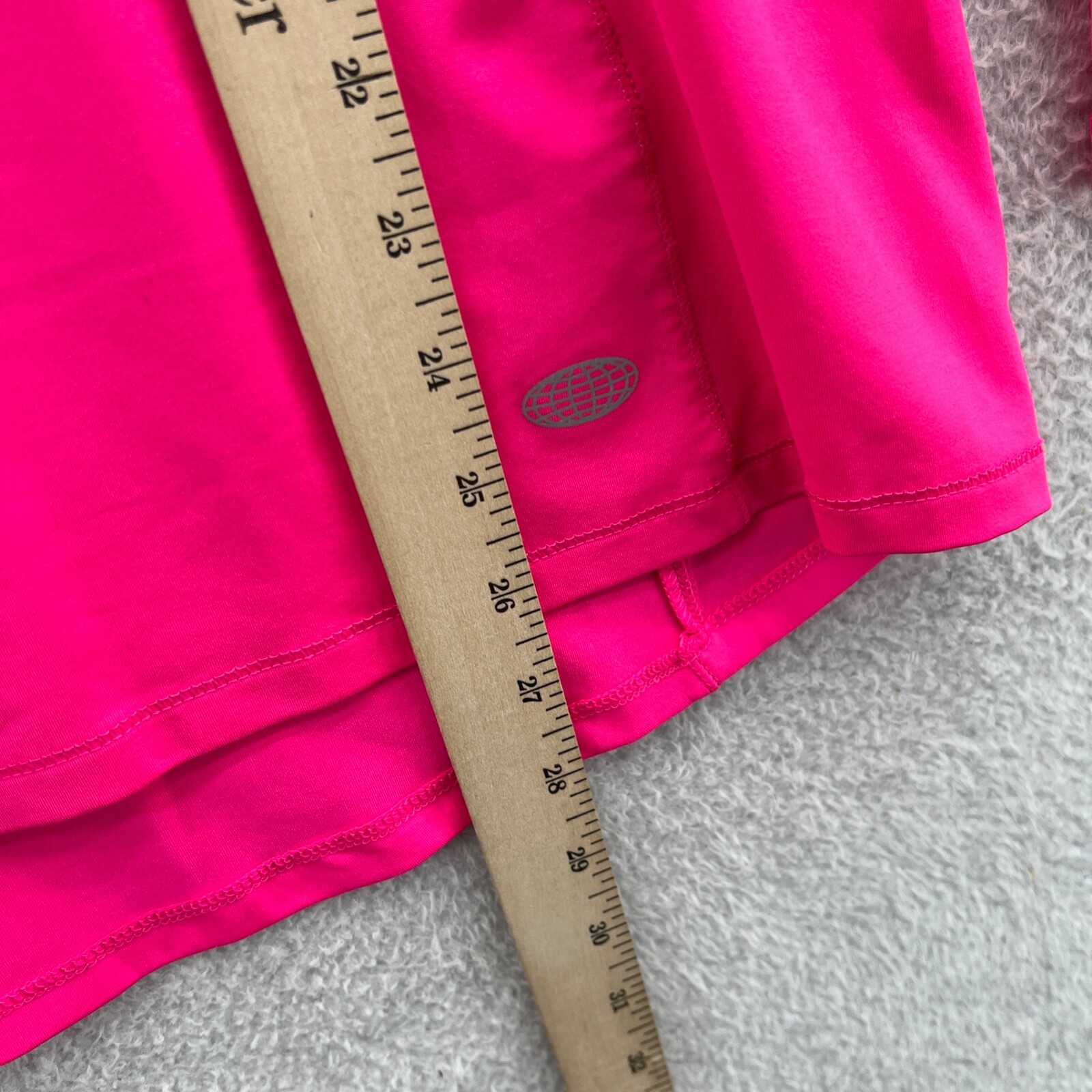 Reel Legends Shirt Womens Size Small Pink Athletic Long Sleeve Gym Running Fish