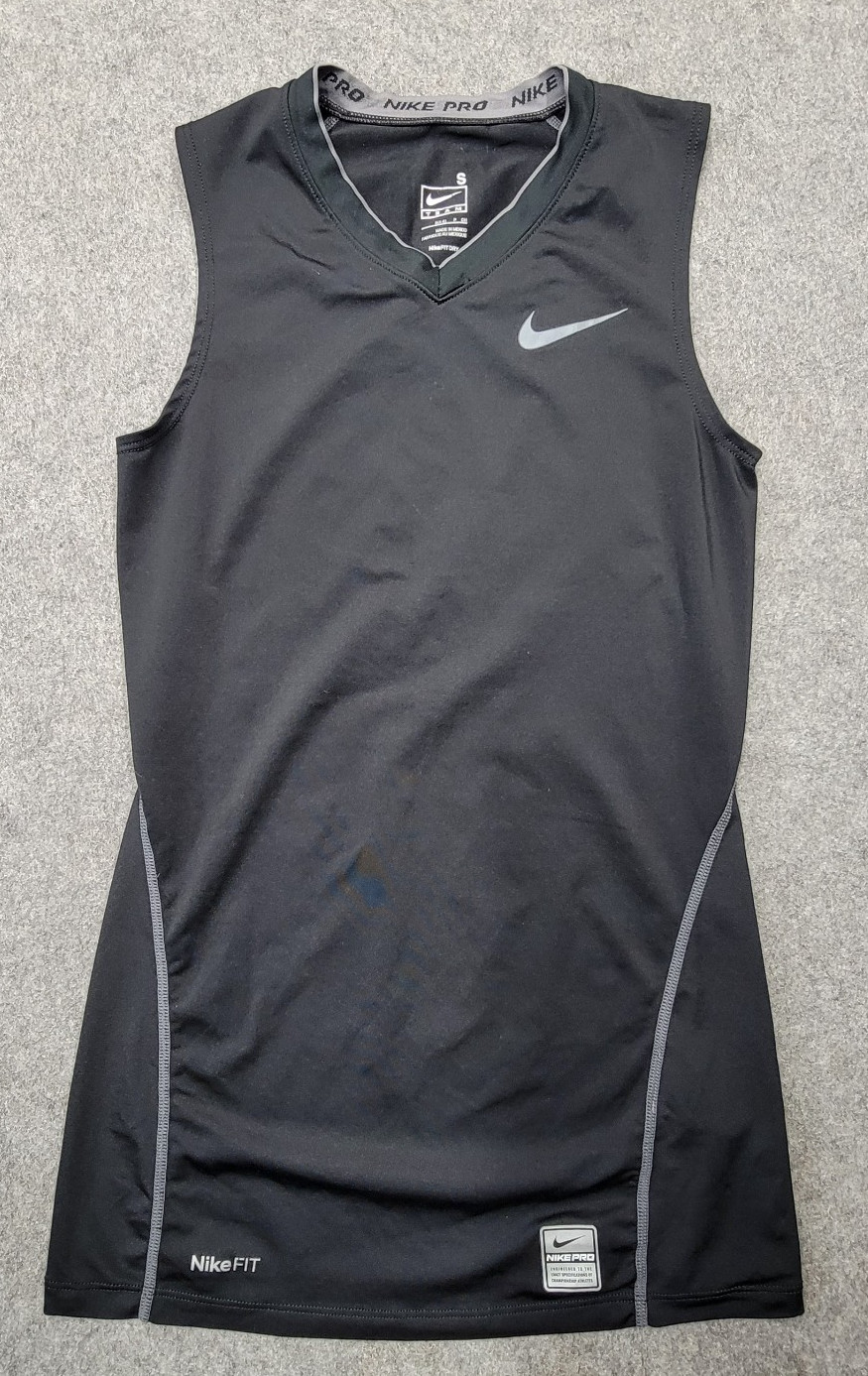Nike Womens Black Activewear Top Size S (4-6) Sleeveless Nikefit NikePro