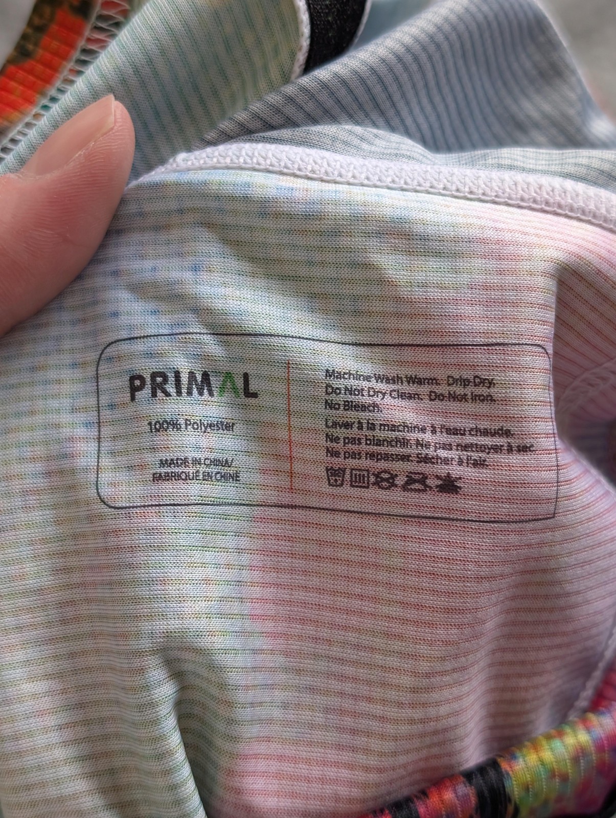 Primal Cycling Jersey Womens Small Multicolor TD Five Boro Bike Tour 2024 NYC