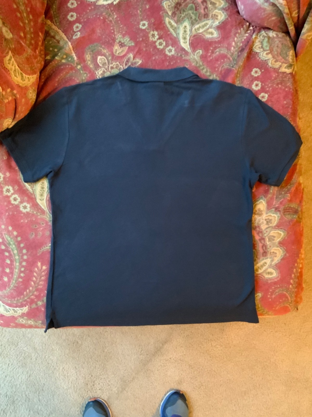 ServPro Logo Navy Lightweight V Neck Polo Shirt Women’s New M