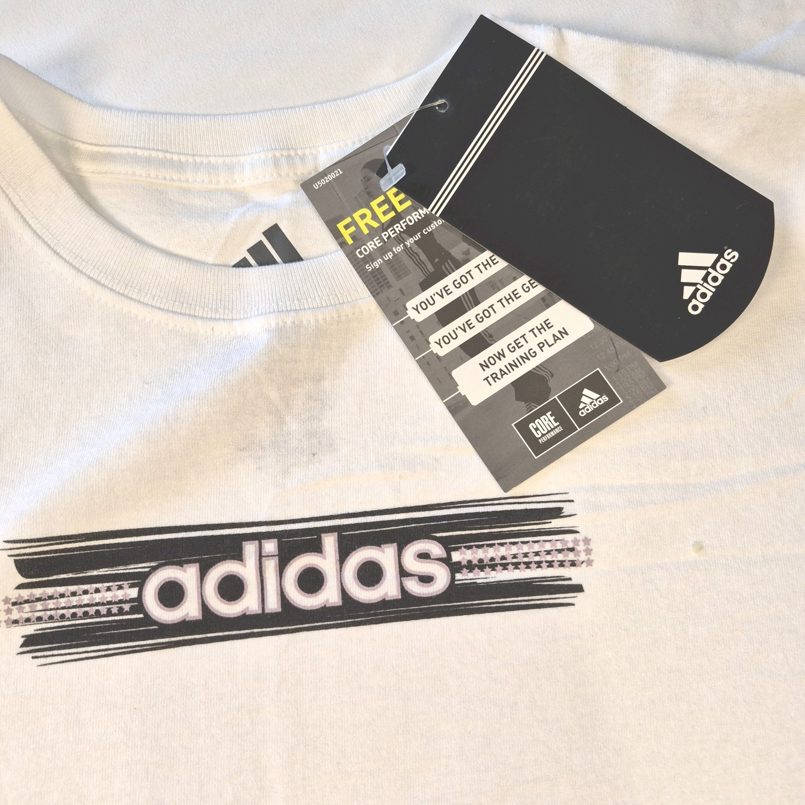 Adidas Core Performance Daquiri Women’s XL Tshirt Short Sleeve White NWT