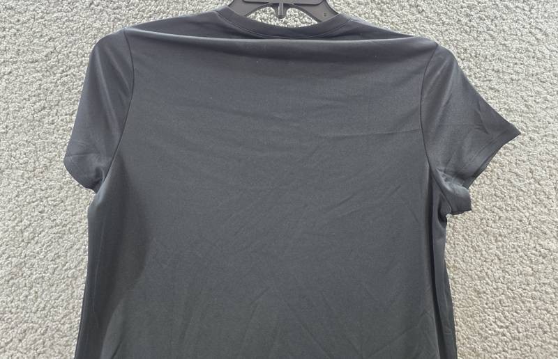 Reebok ID Performance Tech Short-Sleeve T-Shirt Womens M Black Crewneck Pullover