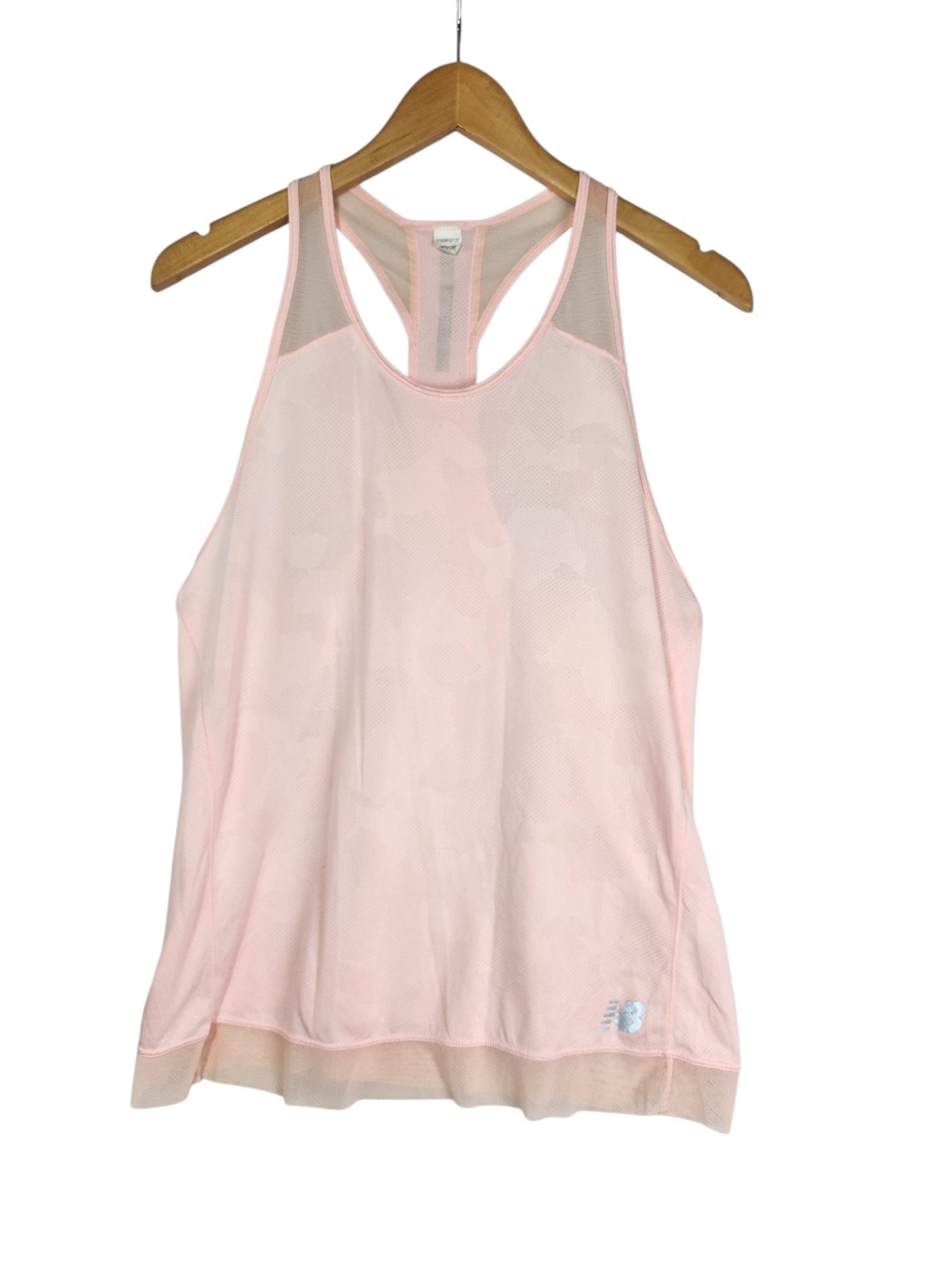 New Balance ICE Racerback Tank Top Women’s Pink Mesh Athletic Workout Running