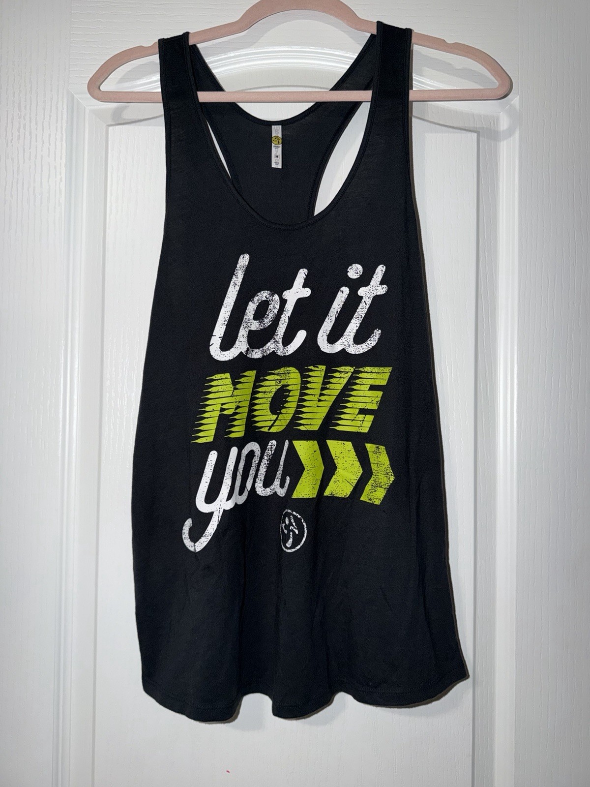 Zumba Instructor Tank Top Medium Strong Fitness Dance Workout Let It Move You
