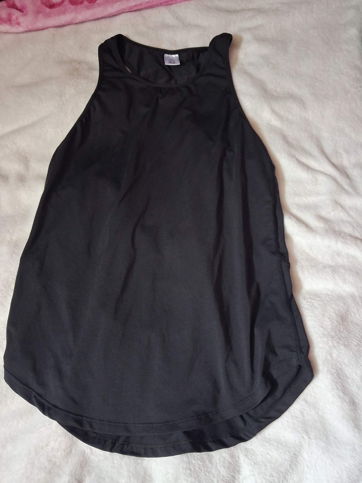 ☆NWOT Senita Athletic Womens Black, Racerback, Moisture Wicking Tank Top Size XS