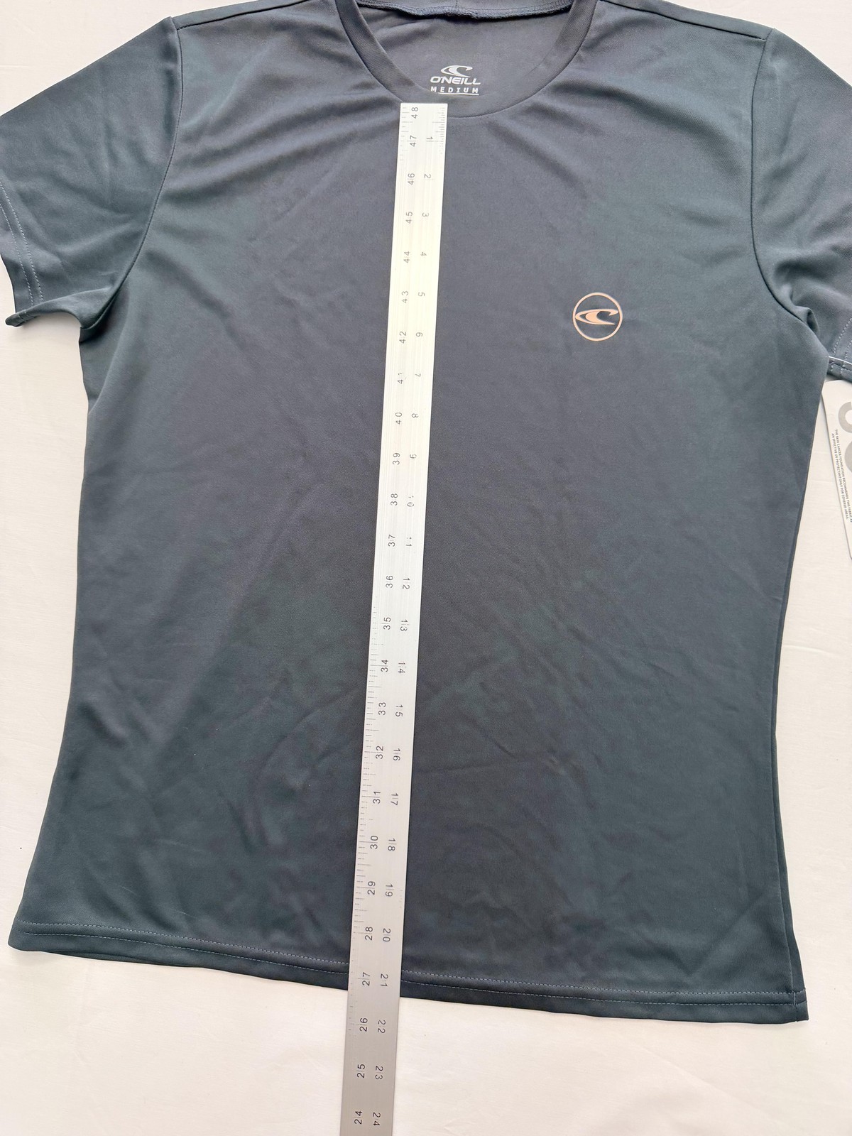 ONeill Shirt Womens Medium Gray Graphite UPF 30+ Sun Tee Quick Dry Stretch