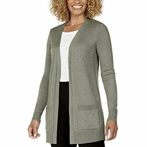 NWT Matty M Ladies’ Boyfriend Cardigan Heather Olive Size S