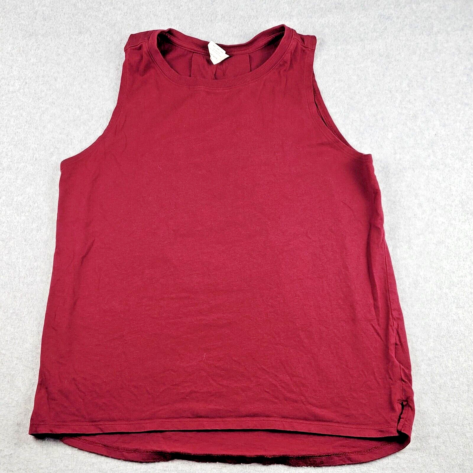 Athletic Dept. Tank Top Womens Small S Burgundy Sleeveless Activewear Athleisure