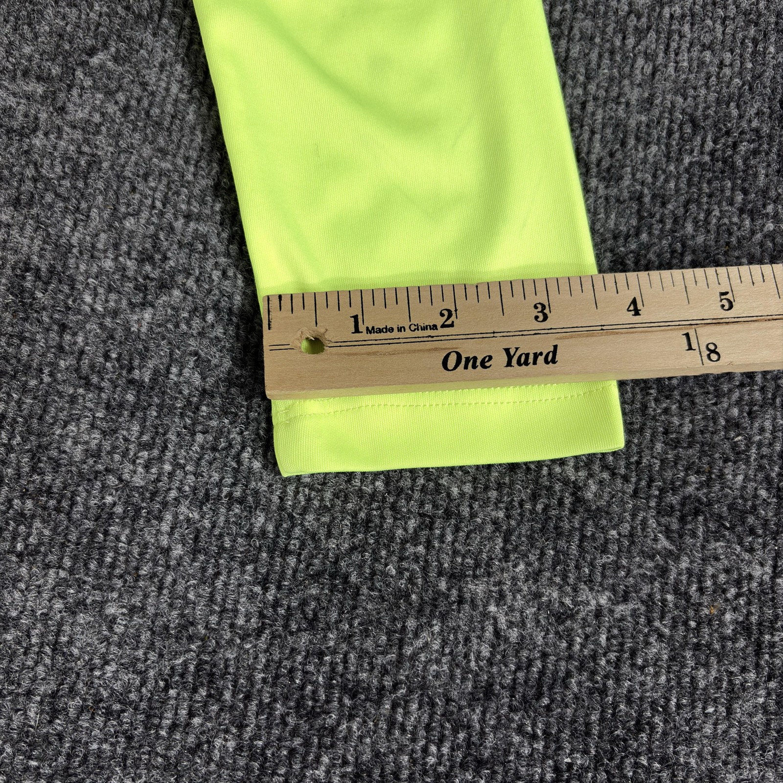 Vapor Apparel Shirt Womens Large Neon Yellow Long Sleeve UPF 50+ Sun Outdoor