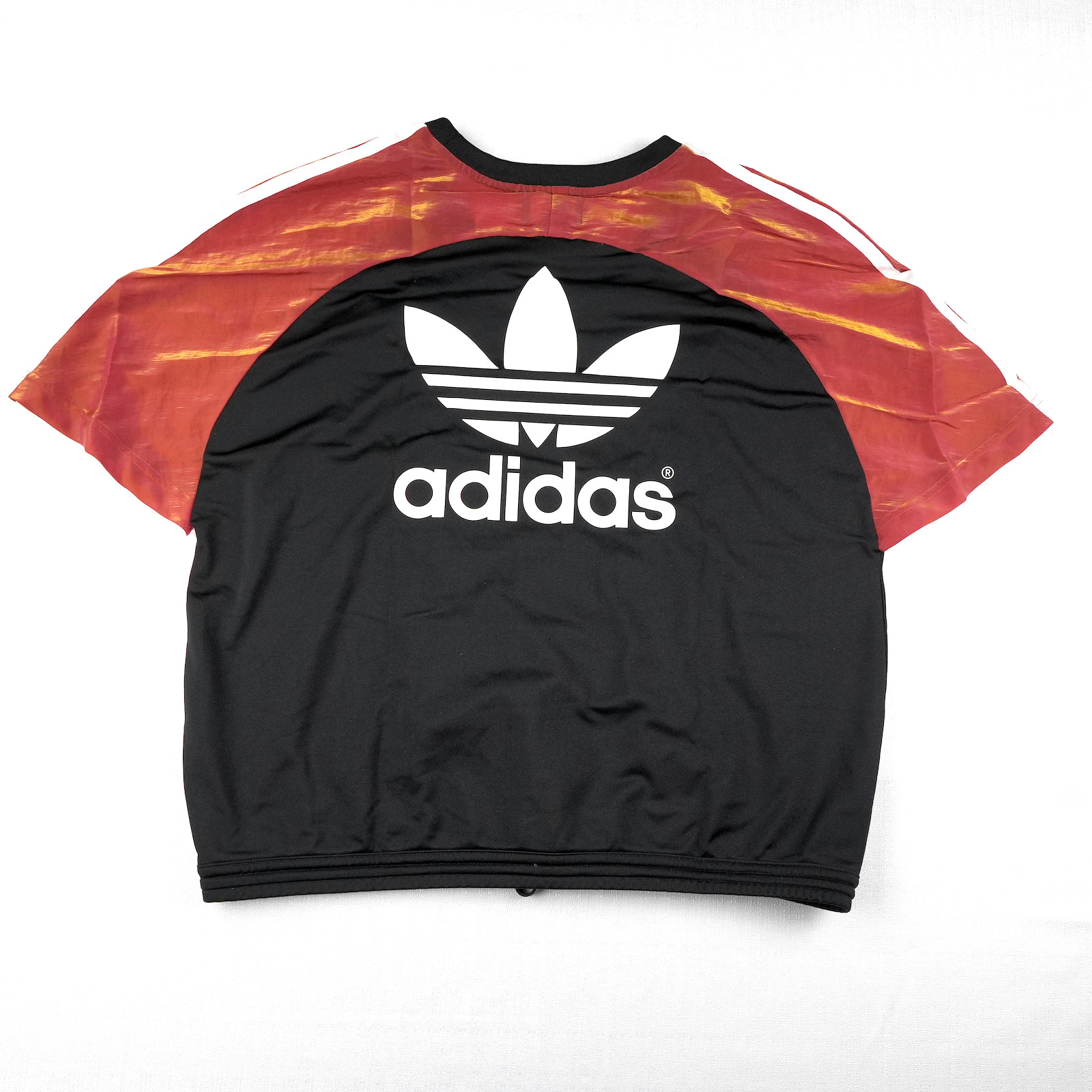 Adidas Rita Ora Shirt Womens Small Trefoil Space Shifter Iridescent Logo Top 🔥