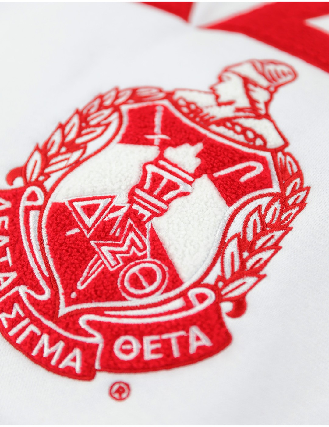 Delta Sigma Theta M7 Two-Tone Pullover Hoodie White