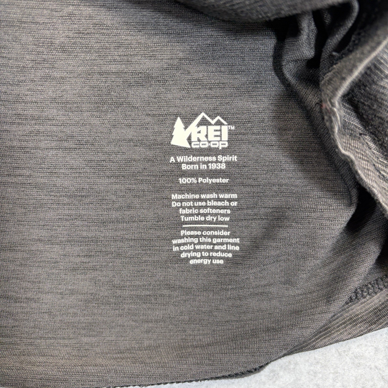 REI Co-Op 1/4 Zip Pullover Women’s XXL Gray Lightweight Athletic Thumbholes