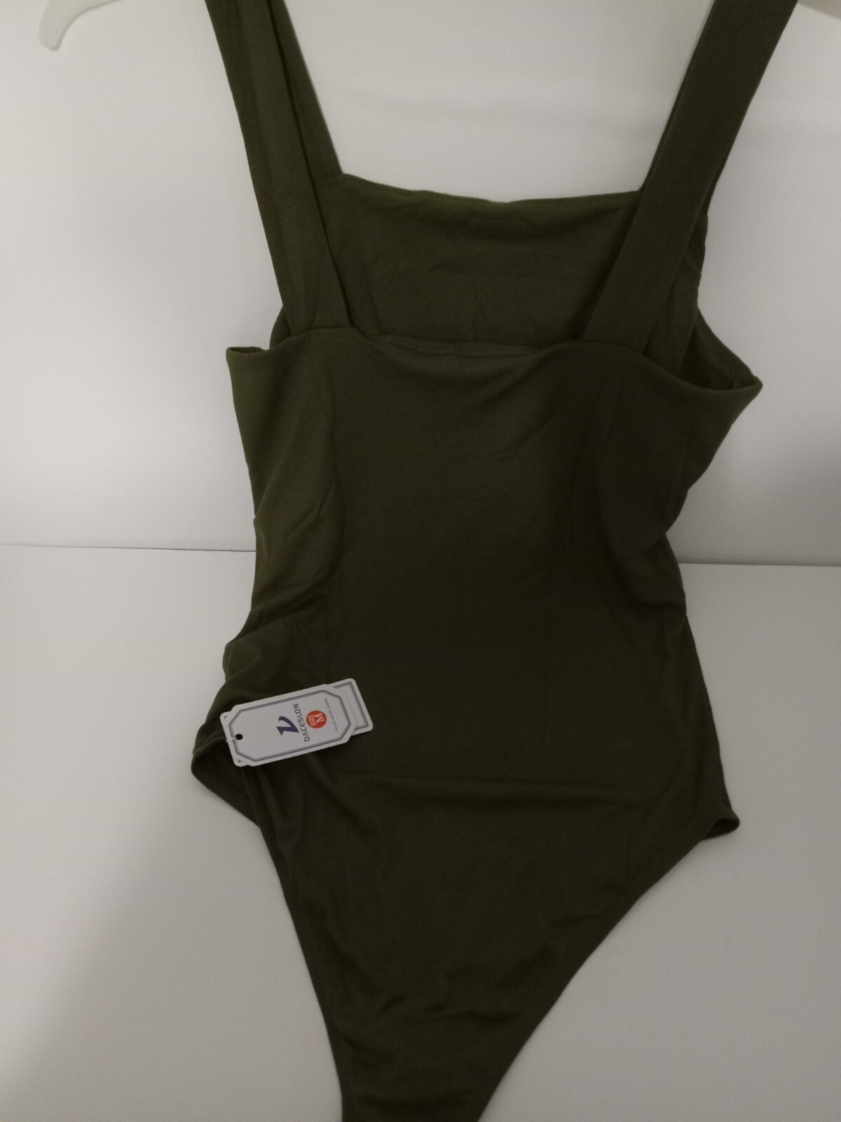 Daceslon Contour Body Tank Top With Snap Closure New Army Green Size M Great …