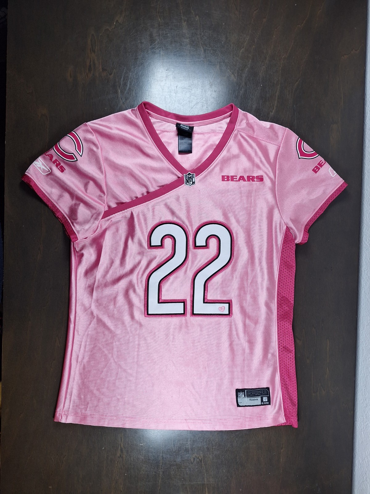 Women’s Reebok NFL Chicago Bears #22 Matt Forte Football Jersey Size XL Pink