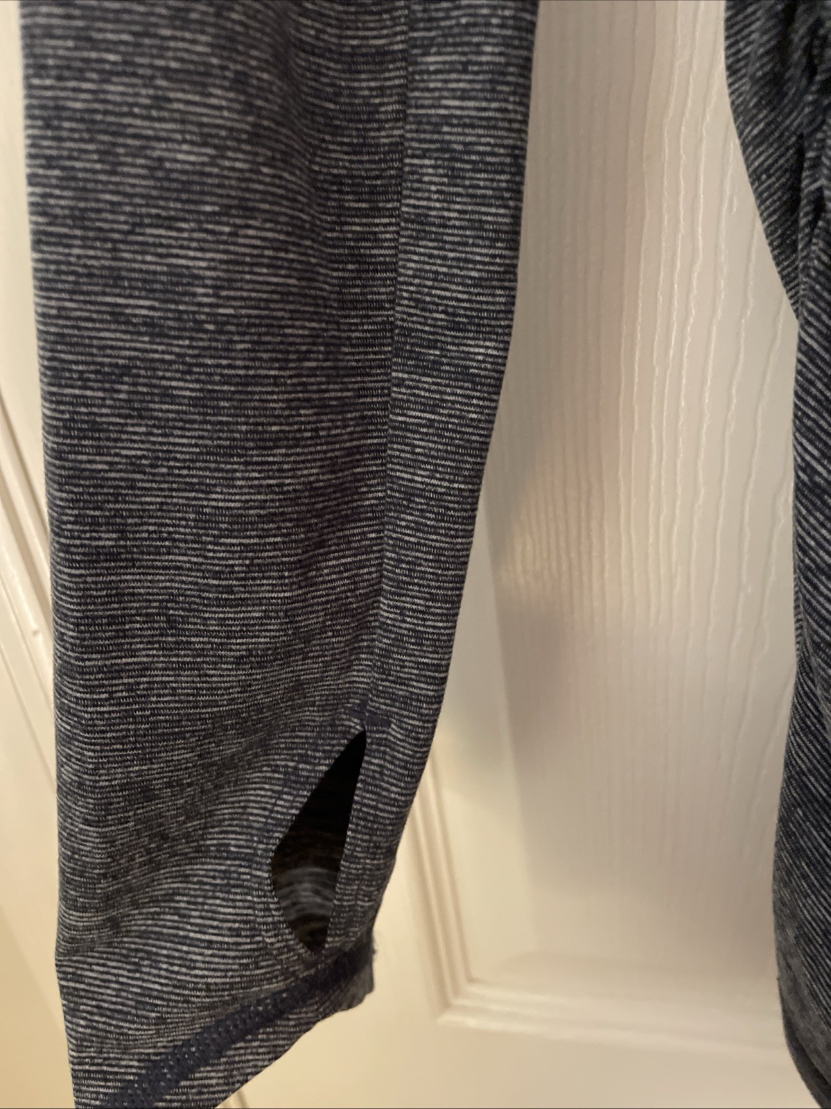The North Face Womens Pullover Medium Blue Stretch 1/4 Zip Ruched Sides