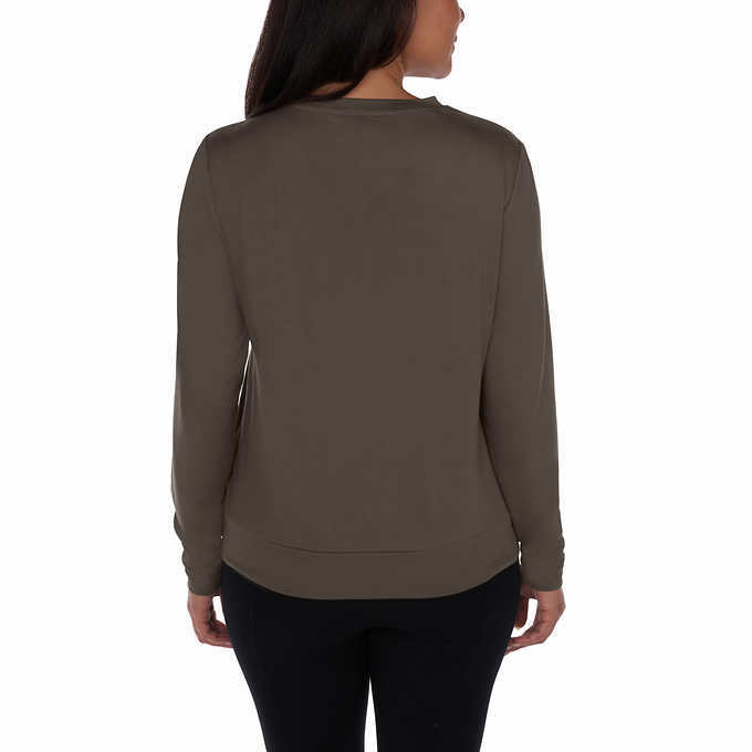 Lukka Lux Ladies Long Sleeve Active Top 2 Pack Relaxed Fit A12