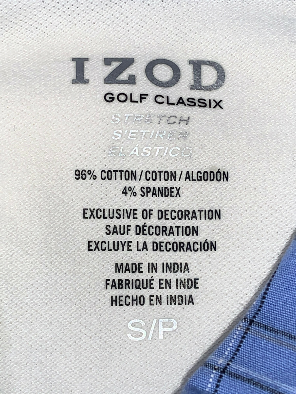 NWT $62 IZOD GOLF Classix Swingflex White Blue 1/2 Zip Polo Ladies S/P ~ NEW