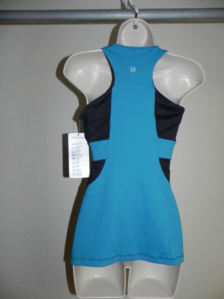 Beup Tank Tranquility Medium Built in Bra Womens BU1030 Athletic NWT $49