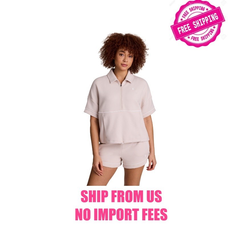 Reebok Women’s and Women’s Plus Team Player Short Sleeve Oversize Pullover, Size