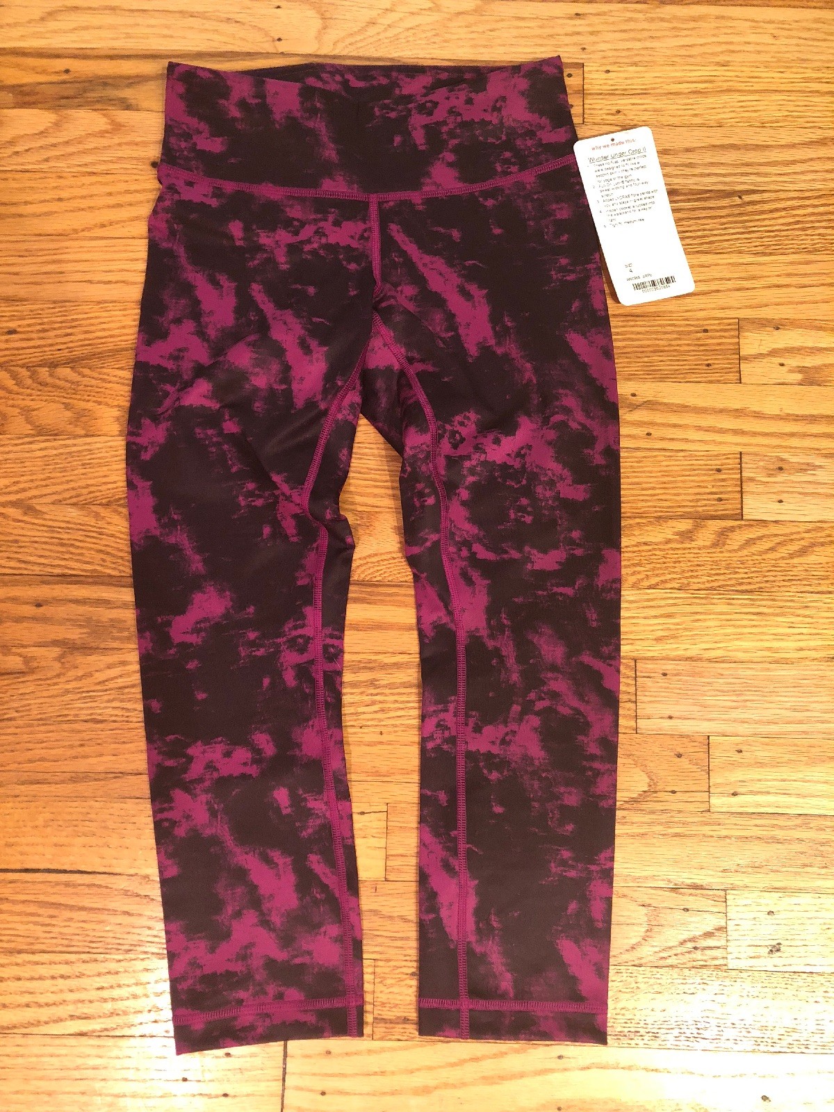 Lululemon Women’s Wunder Under Crop II 4 NEW BRPB Pants Yoga Fitness Calf Length