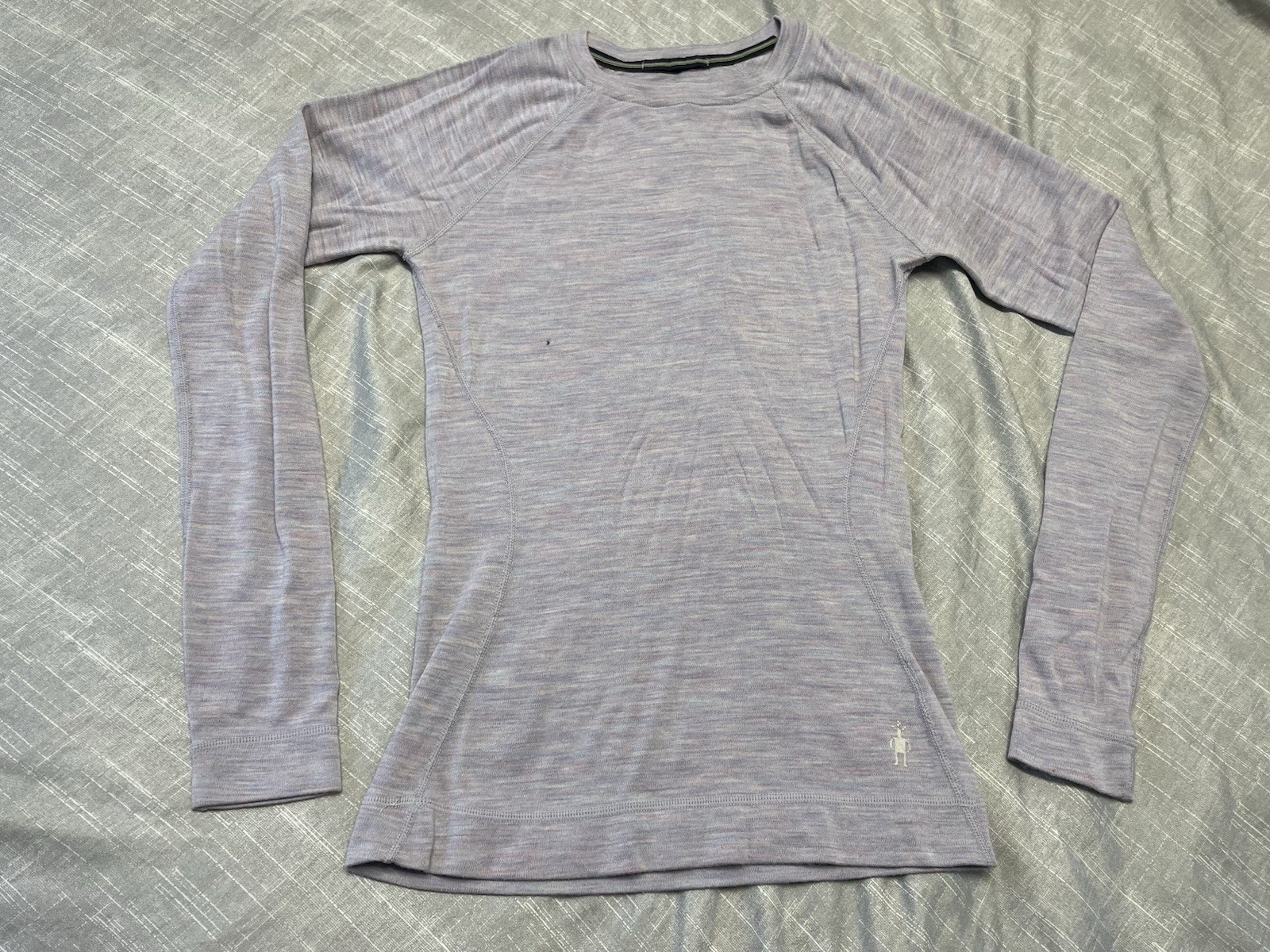 Smartwool Merino 250 Women’s Long sleeve Purple Gray Size XS