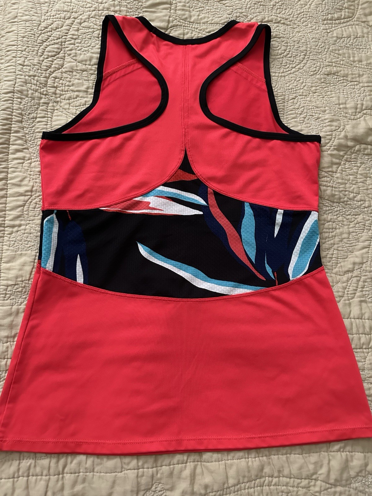 Tail Tech Performance Tennis Golf Athletic Tank top shirt Red Size Small