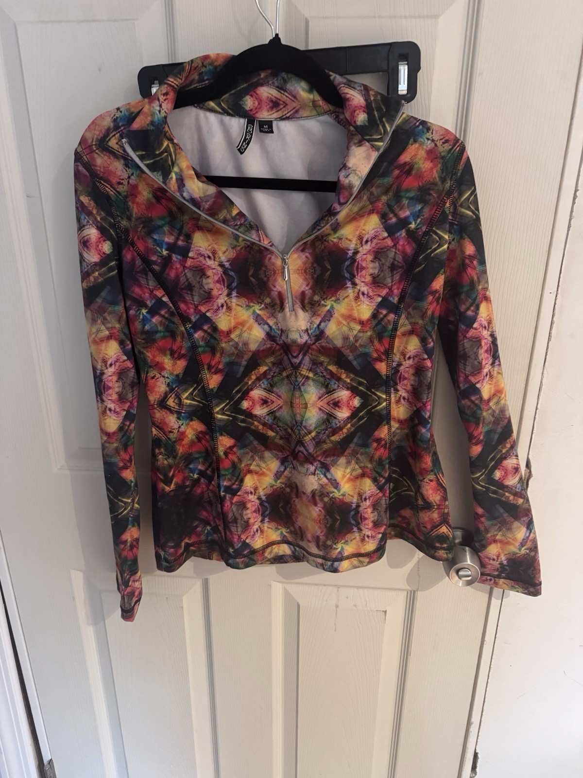 SNOSKINS 1/2 Zip Top Pullover Multicolor Medium M