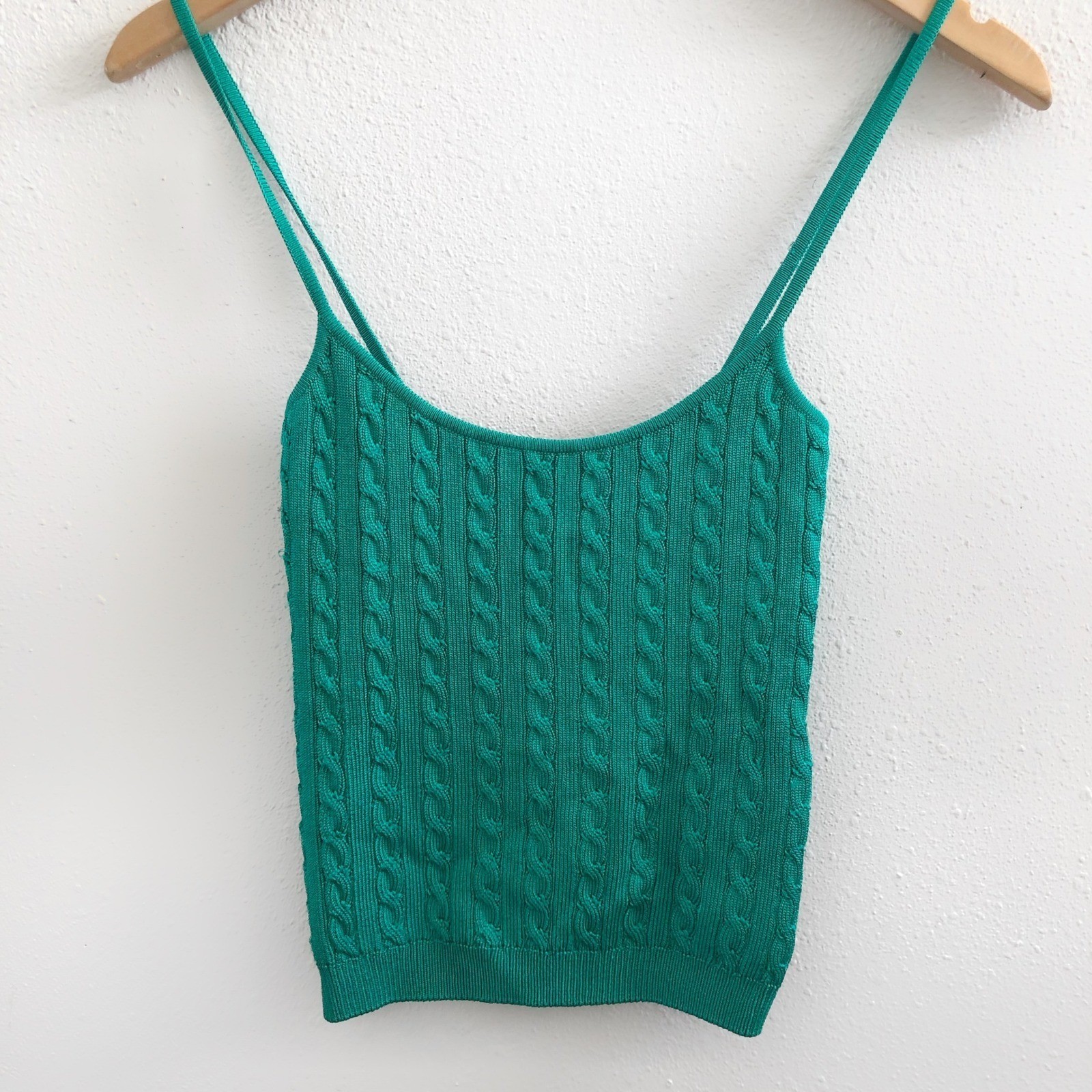 RALPH LAUREN Purple Label Cable Sleeveless Sweater Top Size Small
