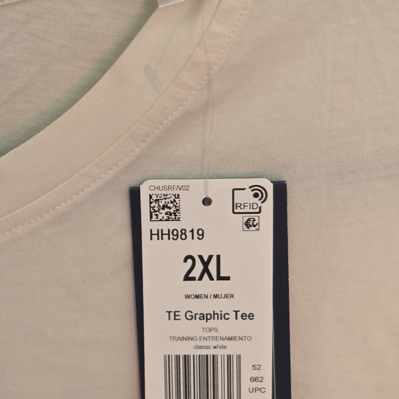 Reebok Training Essentials Modern Safari Graphic Tee-Shirt Classic White. Sz 2XL