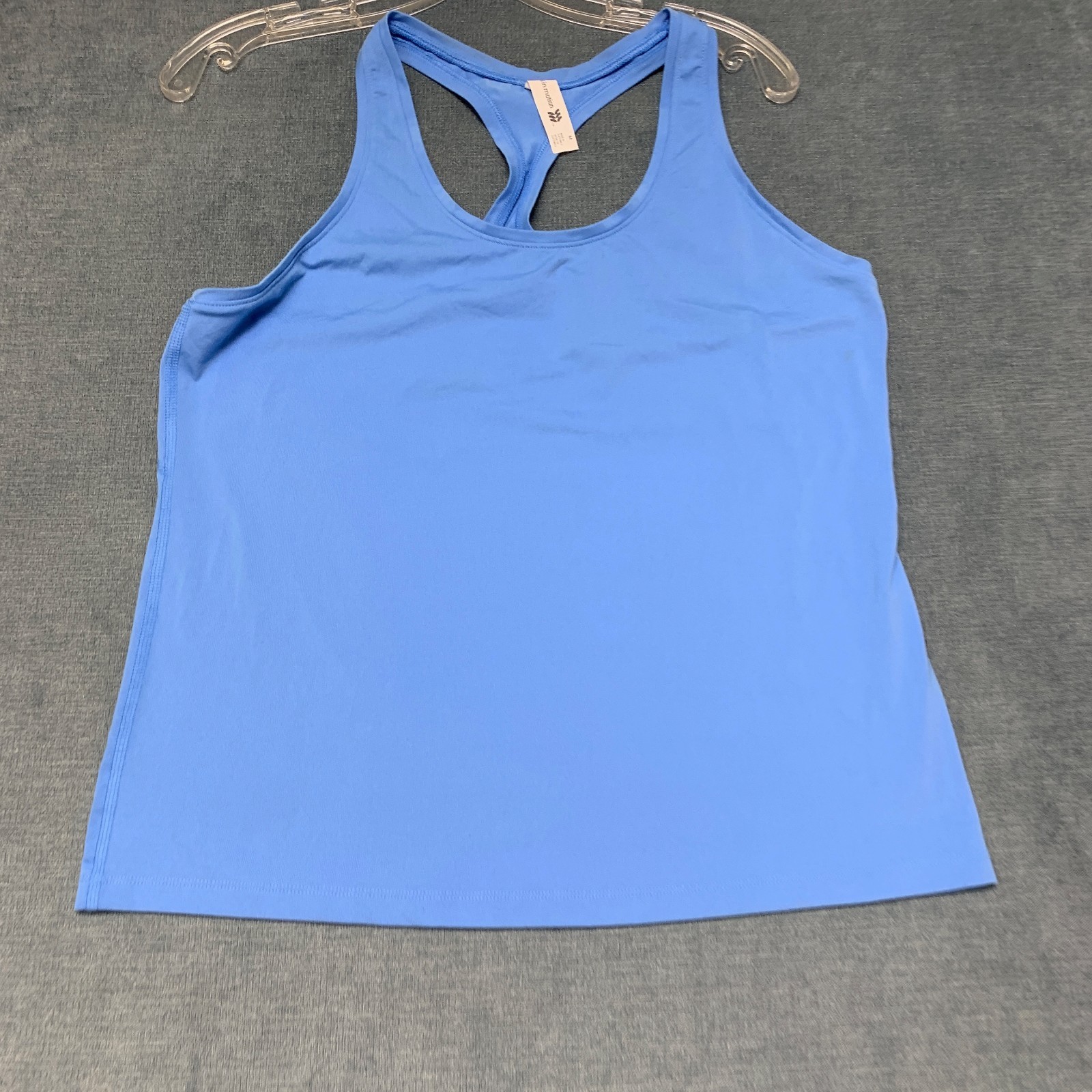 All In Motion Racerback Tank Top Women Medium Light Blue Activewear Workout Yoga