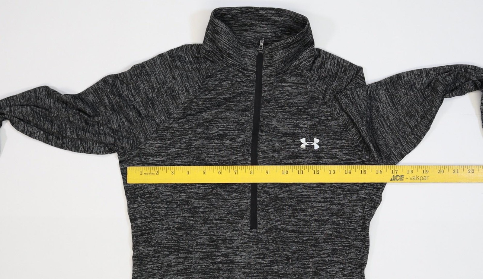 Under Armour Pullover Womens Small Gray 1/4 Zip HeatGear Tech Twist Top Athletic